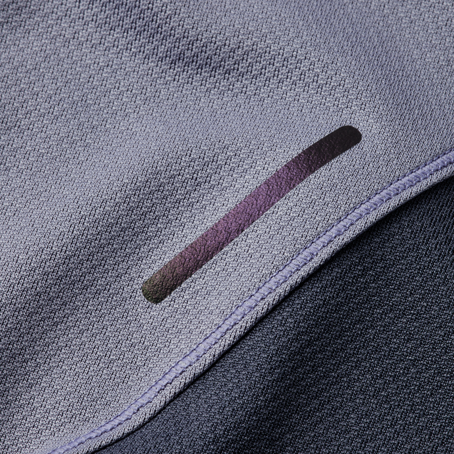 Mizuno Tech Thermal Charge Half Zip Long Sleeve Tee Quicksilver